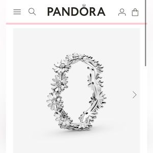 Sparkling Daisy Flower Crown Ring | PANDORA
